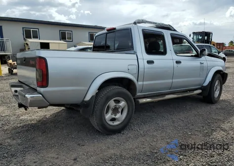 2000 Nissan Frontier Crew Cab Xe из США, поврежденный, VIN 1N6ED27T8YC367452